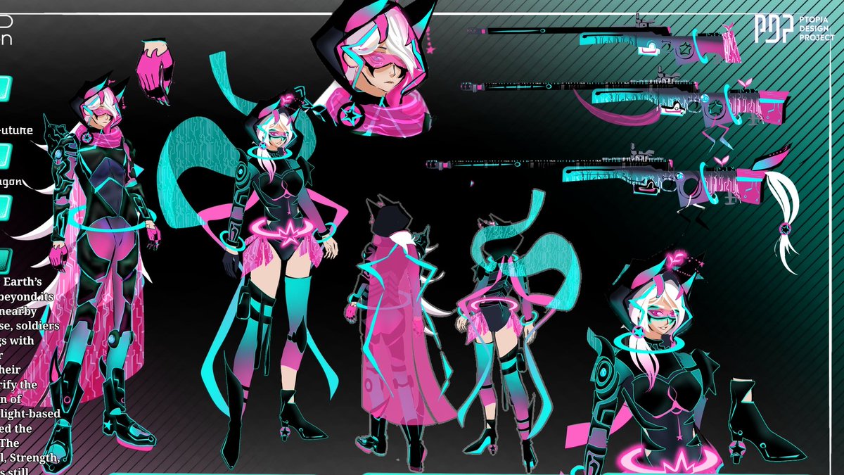 MewRosey's tweet photo. Science fiction writers , Game makers and everyone who enjoys cyber core!
I present to you a fully build set of adopts with weapon designs as well as some lore! 
Available for Adoption (PayPal/ Payoneer)
Auction
Sb 20 USD
MI 3 USD
Ab : TBA https://t.co/71QQjdmo43