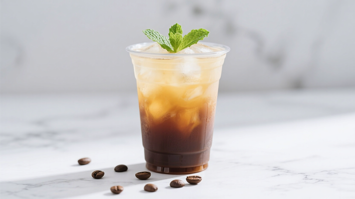 Bang_As_Music's tweet photo. Craving a quick pick-me-up Whip up this iced mint honey latte: brew espresso, add cold milk, a spoonful of honey, and fresh mint leaves—done in 5 mins! ， https://t.co/0J5I1MqO95
