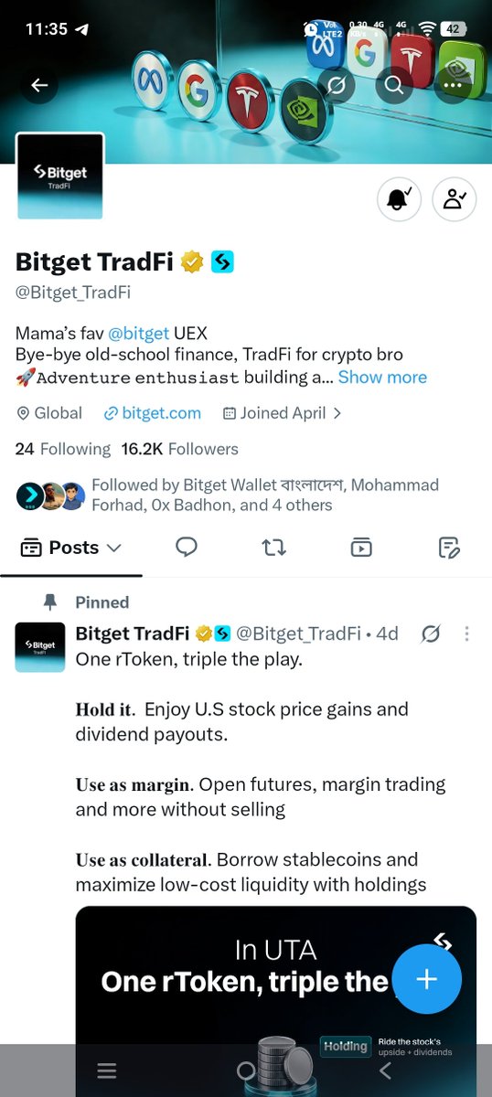 AdventureBoy819's tweet photo. @Bitget_TradFi Reminder set done 👍 https://t.co/REY3tODdUb