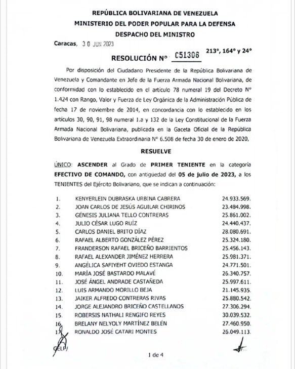 freddyzur's tweet photo. #Venezuela. Hoy asomo por aqui a la 1er Tte. Ej. Kenyerlein Dubraska Urbina Cabrera, CI 24.933.569. Torturadora del DAE- DGCIM del grupo del Criminal Alexander Granko Arteaga. 

Sus victimas las describen como psicópata,  fria, cruel y calculadora.  Actua tanto en sedes clandestinas en Caracas como en su sede de Boleita.  

Seguimos detras de los nombres del equipo del DAE- Torturador del Criminal Granko.  Ellos creen que pueden lavarse la cara con lo que esta pasando.  
#ProhibidoOlvidarTantaMaldad vía @TAMARA_SUJU