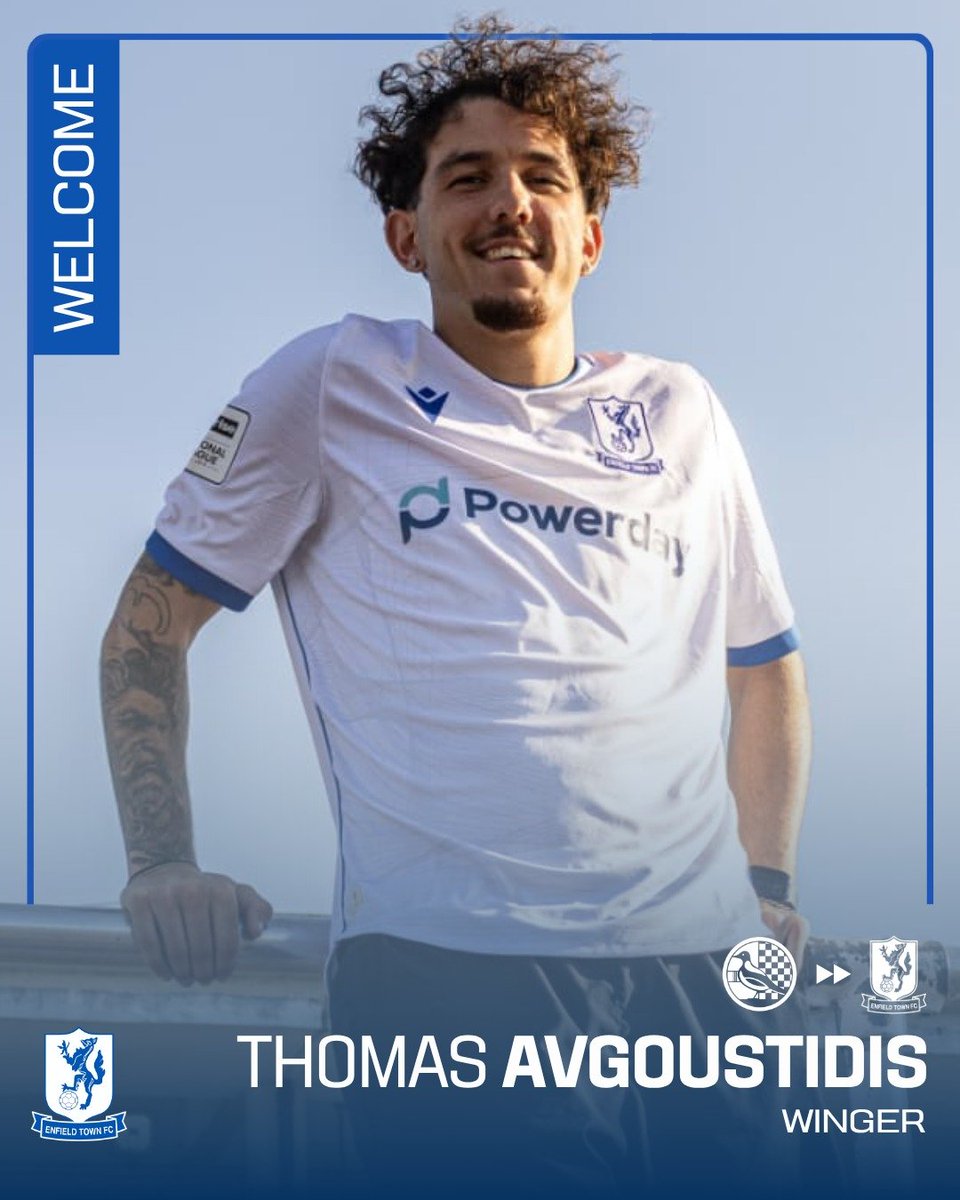 ETFCOfficial's tweet photo. Prior to this evening's game, we are delighted to welcome @_avgoustidis_ to the club.

A former PAOK and Leyton Orient trainee, Thomas most recently spent time with Royston Town, and joins us after impressing on trial.

Welcome, Thomas!

#UpTheTown https://t.co/KZaidrJ1Jg