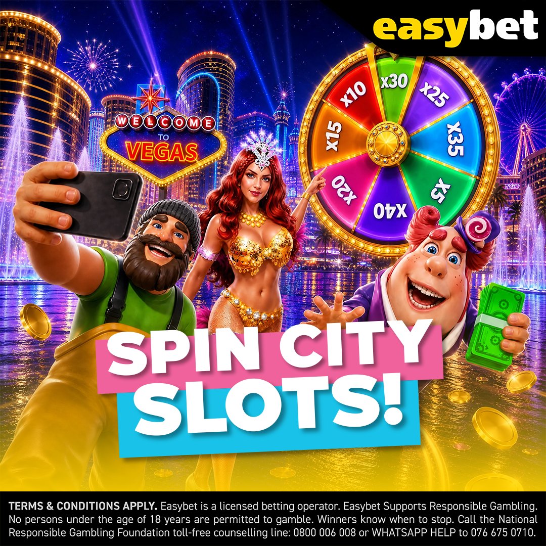 Easybet_SA's tweet photo. 🎡✨ The city is calling! 🎰
Bright lights, buzzing reels, and nonstop excitement are waiting around every corner.
💬 Comment the Spin City slot you've tried and your Easybet User ID for a chance to win!
👉 Spin now: https://t.co/XYGt8ap188
#Easybet #SpinCity #SlotsSA #CasinoSA