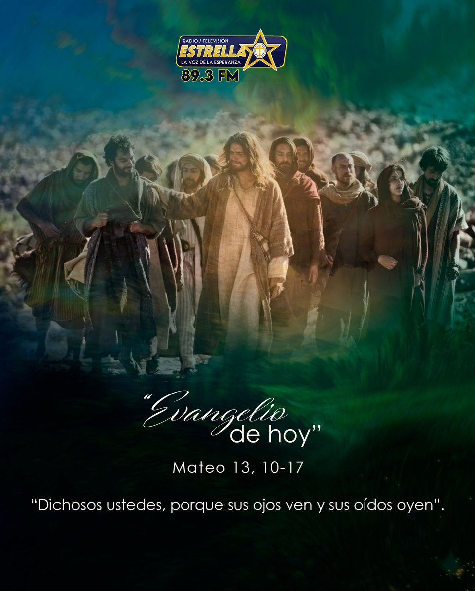 radioestrella's tweet photo. † Lectura del santo Evangelio según san Mateo (13, 10-17)
Palabra del Señor.
Gloria a ti, Señor Jesús.

#radioestrella893fm #EvangelioDelDía https://t.co/sadKNmHJL9