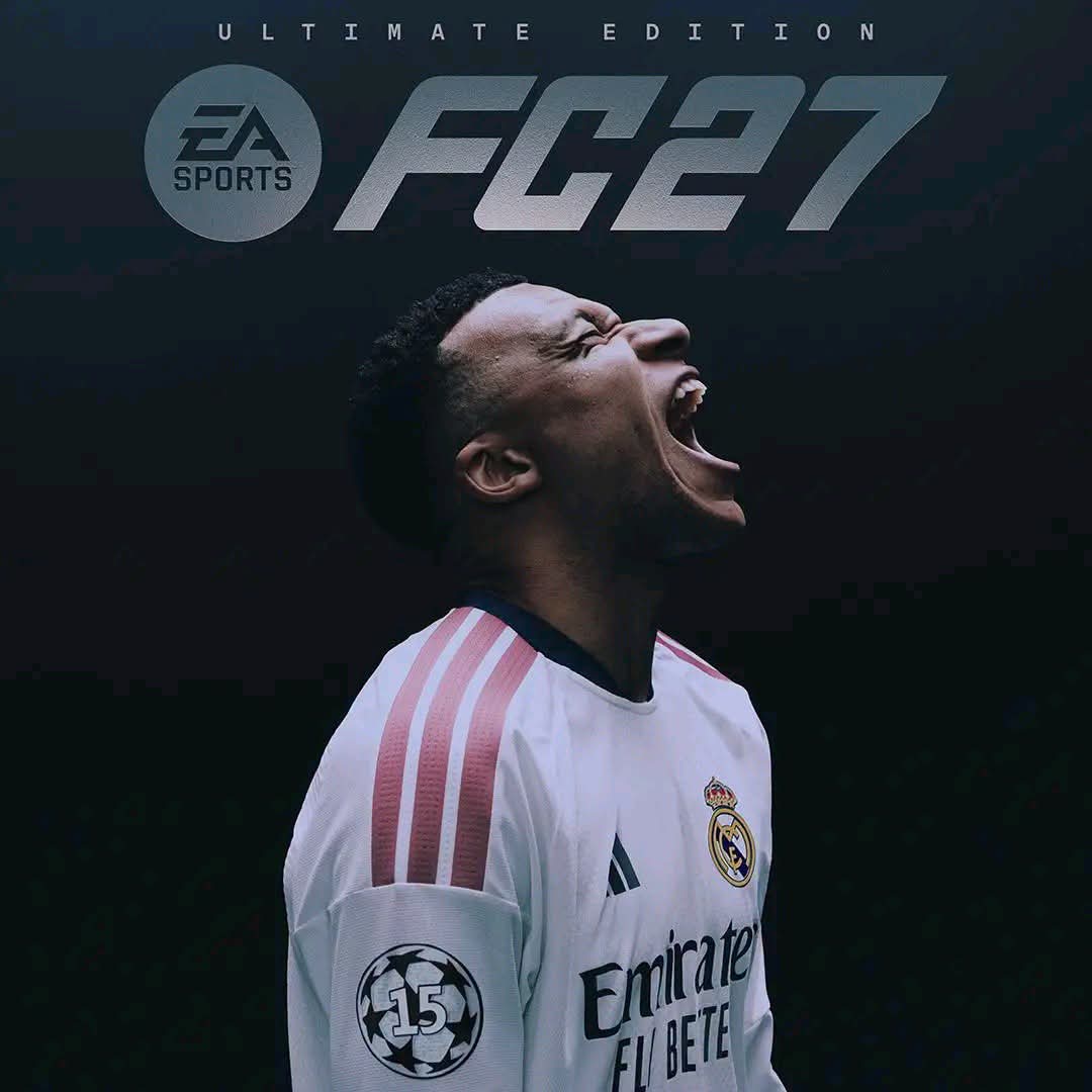 PeopleOfTheInt's tweet photo. Kylian Mbappé is the cover star of EAFC27. 🇫🇷🎮

He previously featured in the cover of FIFA 21, 22 and 23. This is his 4th time in a FIFA/FC cover https://t.co/abaXCLzgRu