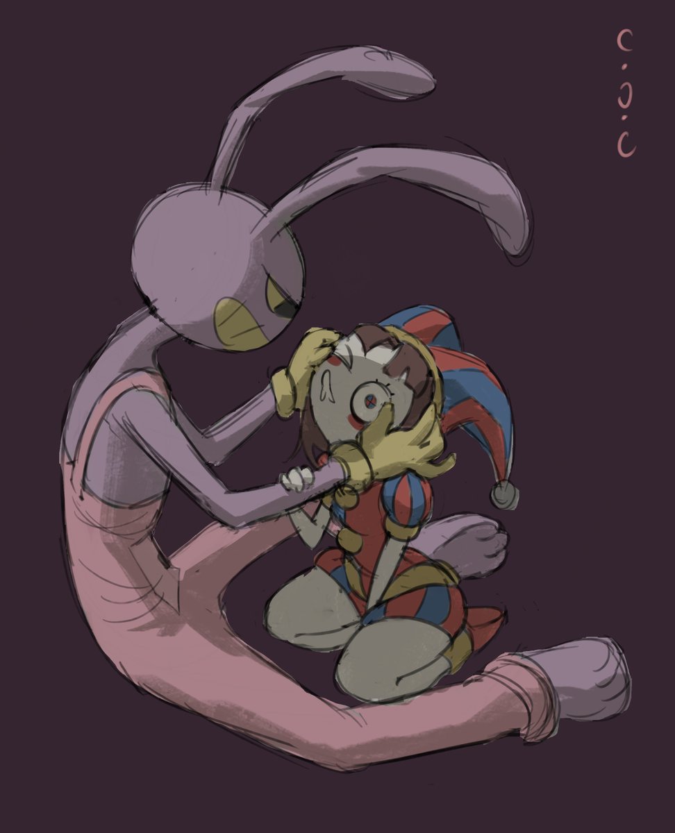 cherrcolour's tweet photo. “Earth to Pomni... Anyone home? You're completely 
spaced out.” 

#TheAmazingDigitalCircus #DigitalCircus #TADC https://t.co/YYwtbj2gvB