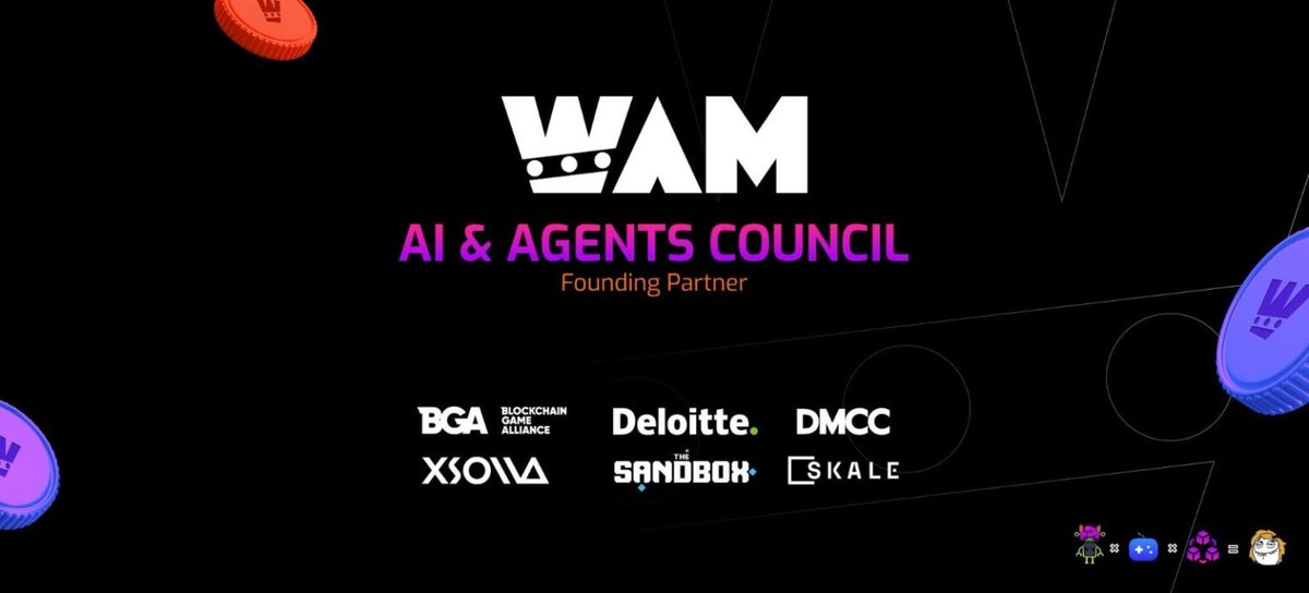 AlexRusWAM's tweet photo. Sunt extrem de mândru că WAM este singura companie românească aflată printre membrii fondatori ai AI & Agentics Council, alături de Deloitte, Xsolla, DMCC, SKALE, The Sandbox și Blockchain Game Alliance.

Suntem la începutul uneia dintre cele mai importante transformări pe care le va vedea industria de gaming. AI-ul nu va schimba doar jocurile, ci modul în care acestea sunt create, distribuite și jucate.

Viitorul gaming-ului va fi construit în jurul AI-ului și al agenților autonomi, iar @playWAM va fi acolo. 🚀

👉 https://t.co/KJDmPA4jGr