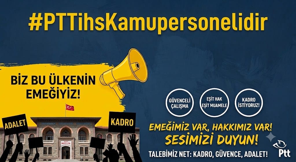 bblocco's tweet photo. Huzurla çalışan personel, vatandaşına daha güçlü hizmet sunar. Geleceğimiz için kanuni güvence bekliyoruz. #PTTihsKamupersonelidir @RTErdogan @tcbestepe @_cevdetyilmaz @dbdevletbahceli https://t.co/3oAlUVf1AG