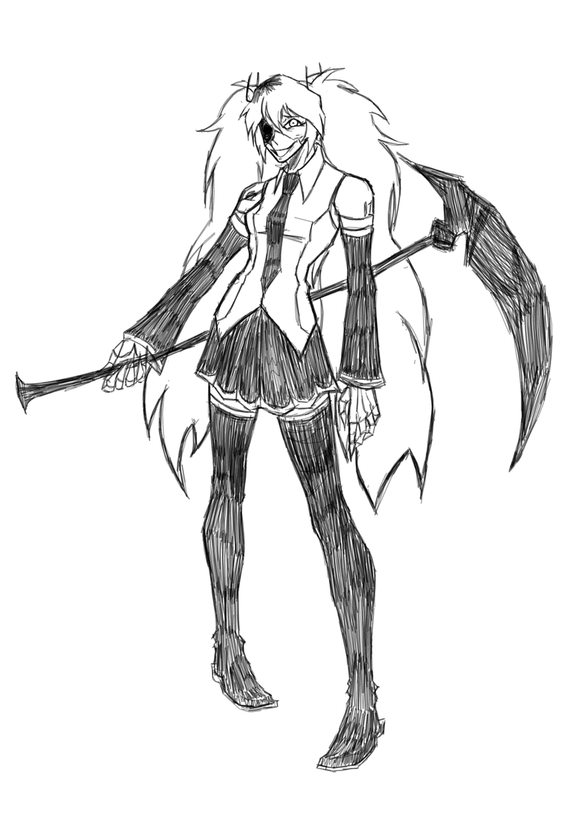 PyroMancho's tweet photo. Old Diva drawing thing #yccm3 #pddb #projectdivadeepblue https://t.co/yODaykF2UU