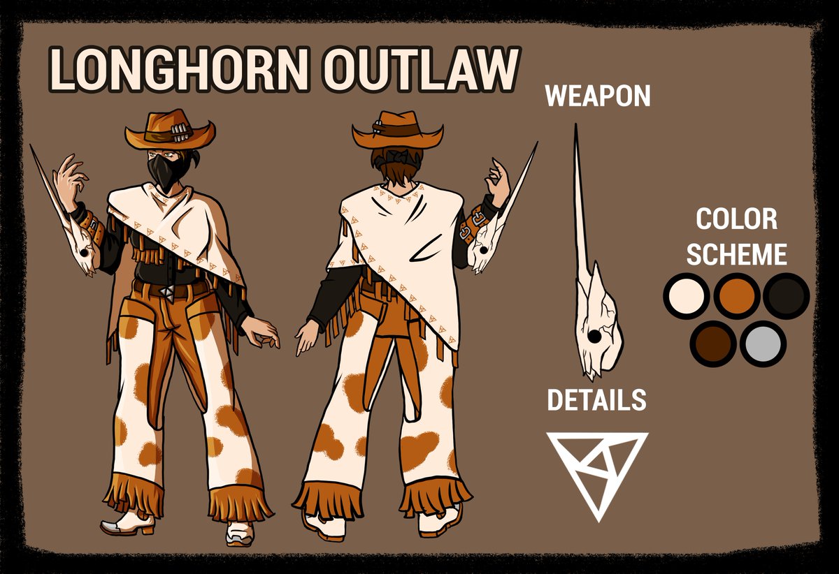 DaylightElvira's tweet photo. My submissions for 2026's Community Cosmetic Contest!

Thalita Lyra -  🐸Haute Croakure🎣
The Skull Merchant - 🐂Longhorn Outlaw🤠
Badge - 🍿Munchies!🔺

Good luck to everyone participating!🦇 https://t.co/pDhQcKnYc6