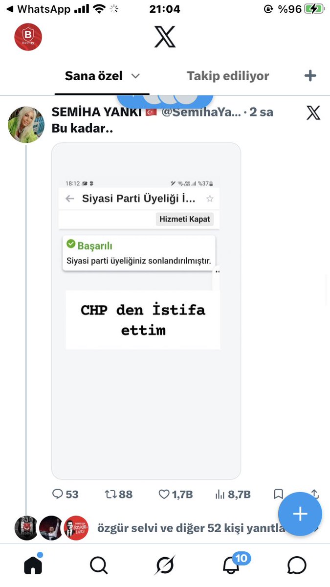bizimtvcomtr's tweet photo. Sanatçılar da CHP’den istifa etmeye başladı:

Sabahat Akkiraz
Semiha Yankı
Ali Altay https://t.co/yiK1Hms7cy