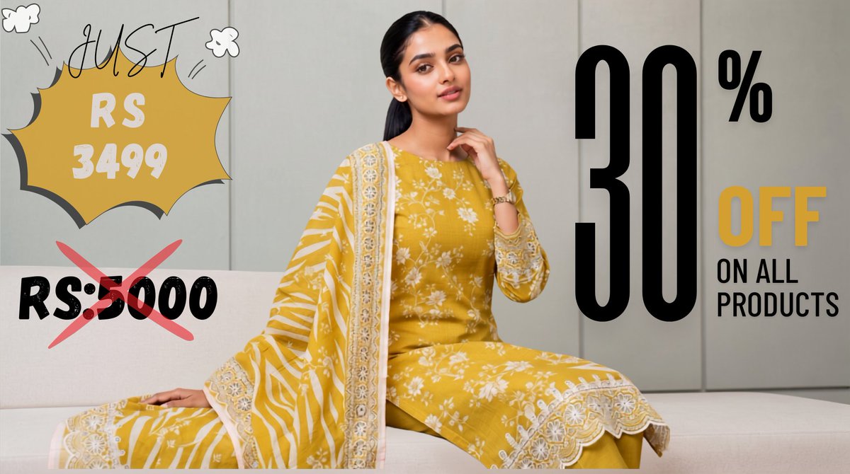 saratextiles350's tweet photo. Premium Lawn Suit
Shop this graceful design exclusively at Sara Textiles and experience premium quality with timeless elegance.

#SaraTextiles #PremiumLawn #LuxuryLawn #SummerCollection #PakistaniFashion #PrintedSuit #ElegantStyle #LawnCollection #EthnicWear #WomensFashion https://t.co/AlF314wi2x