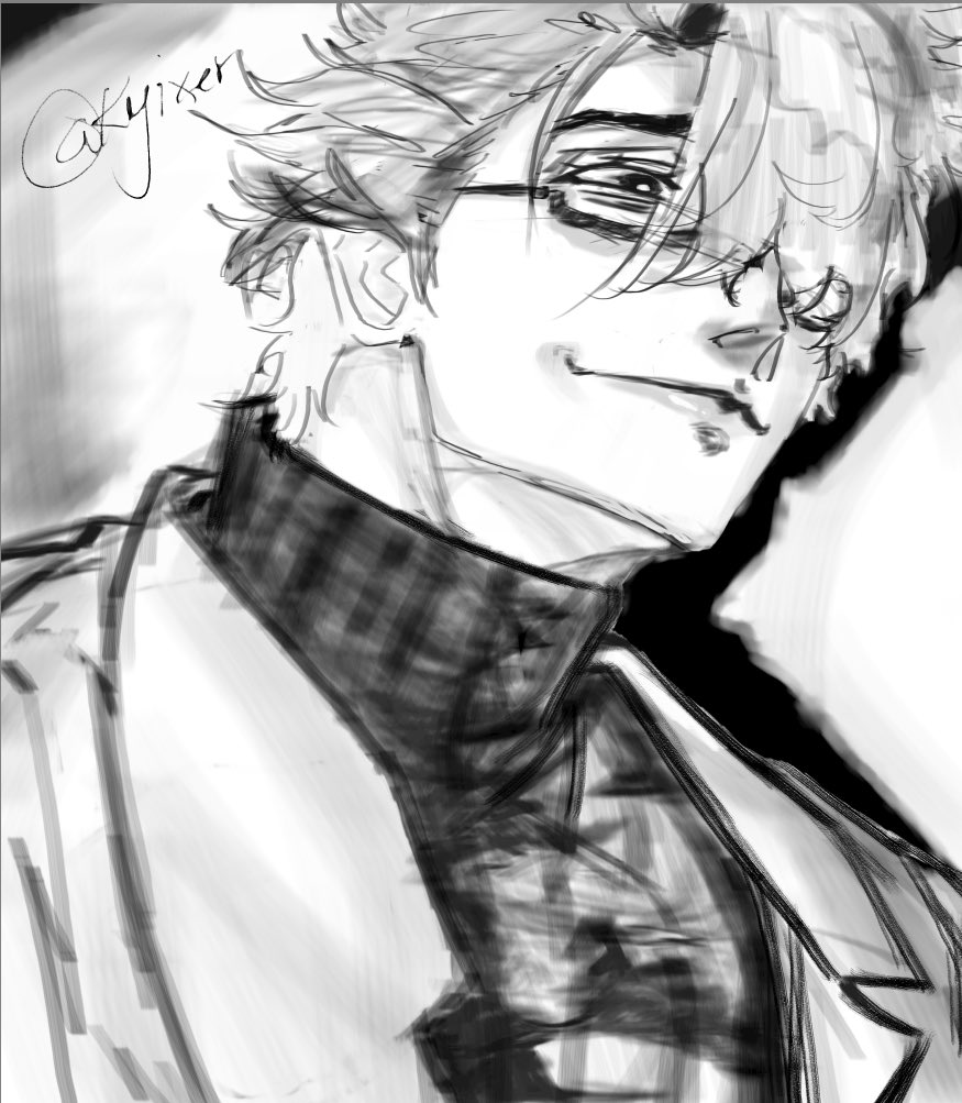 Kyixer's tweet photo. Dr. Cold Feet 👣

#Sampo #hsr #sketch https://t.co/xLnCHY3HNB