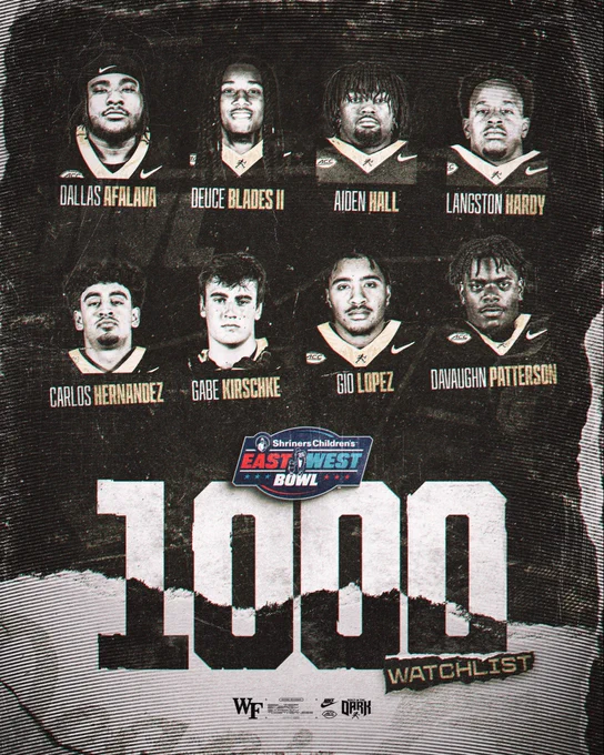 Image from Wake Forest Football (@WakeFB)