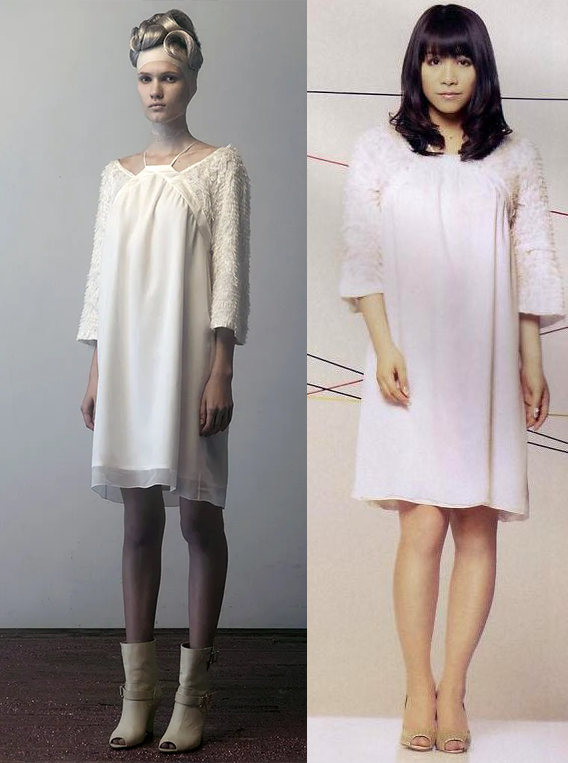 securitylucy's tweet photo. Cold Sleep day 202
Perfume wearing Undercover Spring 2009 Ready To Wear for Triangle ⊿
Not sure about Nocchi's pants since they're so baggy, they may be tailored from the long ones
The cape A-chan wears in the album art is not from the collection https://t.co/Sfm8lnu8H0