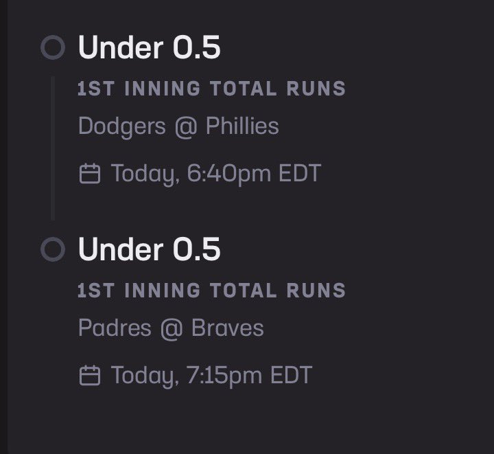 BobWithTheLocks's tweet photo. Let’s try this again let’s run NRFI 

Dodgers vs Phillies 
Wrobleski been looking great with not giving up runs 
Wheeler same with no haven’t been give up runs like that 

Padres vs the braves 

Should be a good game low scoring I like it 

25 into 87 odds +251 

Let’s cash this NRFI