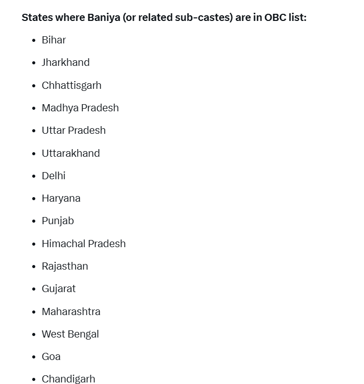 puresenga's tweet photo. @TradeAccount19 @neha_laldas lakin bhai brahmin bhi ST aur OBC me aate hai, aur baniye obc and ebc me, ye bhi aCHUT ho gye? https://t.co/PnM1EsDjPh