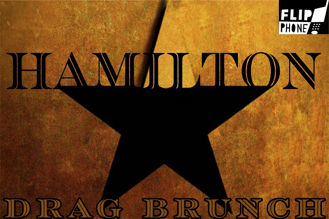 ImprovHouston's tweet photo. @flipphoneevents Presents Hamilton Drag Brunch this Sunday at 2PM! Sing-along to all of your favorite Hamilton songs at Drag Brunch. You get one shot! Don't miss this epic tribute to your favorite Broadway show. Host: @chevellebrooks https://t.co/SW6zwPX7cn