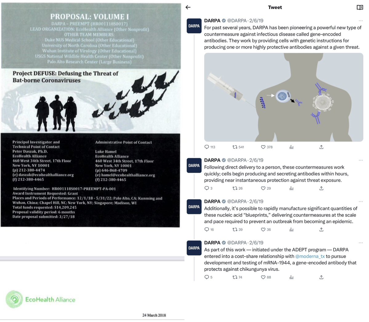 KristinaDawn7's tweet photo. @JesslovesMJK @FliedLyce @brownstoneinst @jeffreytucker @Kevin_McKernan @Jikkyleaks @SenRonJohnson @RandPaul 🇺🇸 has created a Pandemics for Profit/Global Regime Change arm of the #MilitaryIndustrialComplex worth trillions 🤑 over many decades.
Properly launched as an industry in Sept 2001 (#Amerithrax false 🚩) as part of #ProjectForTheNewAmericanCentury
🧵https://t.co/6kuT77NP6m https://t.co/8b6XTpG4J4