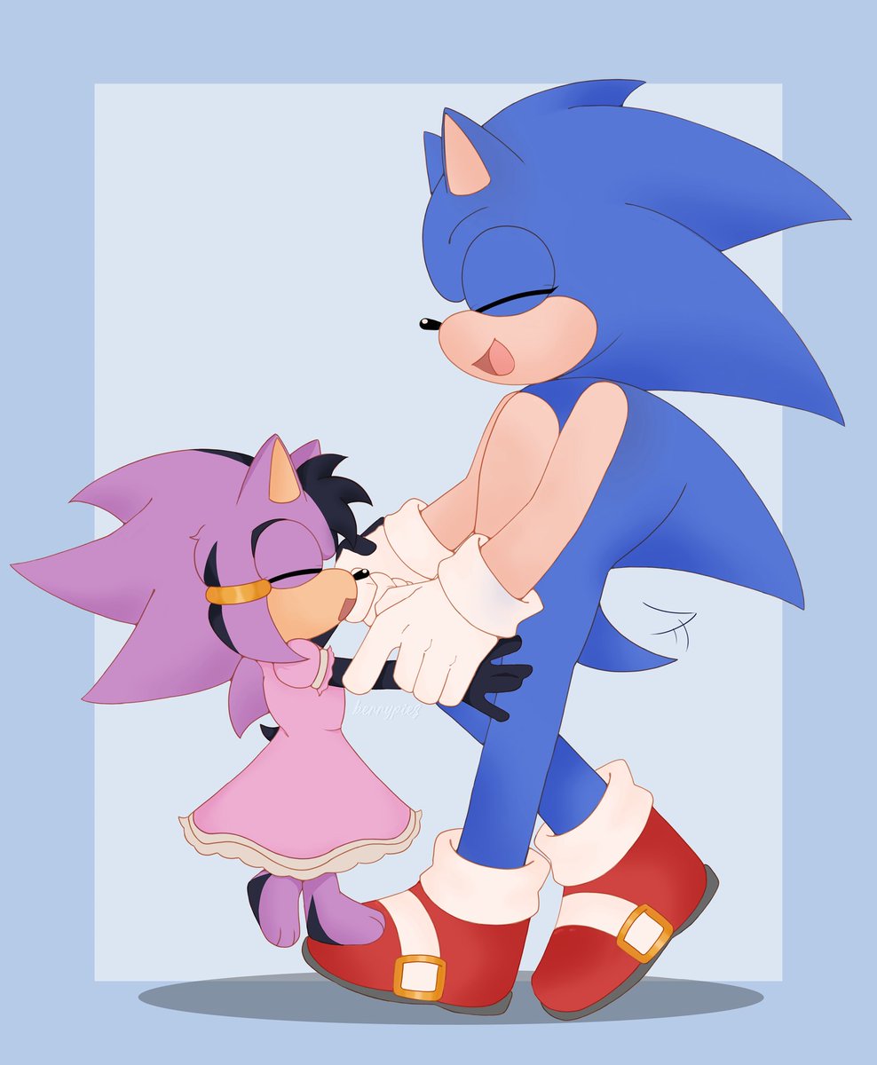 berrypiez_'s tweet photo. sonic and my sonadow fankid (eclipse) goofing around and dancing!💗

#sonadow #sonadowfankid https://t.co/PLMCtVQIAW