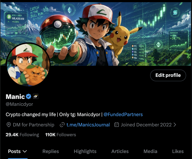 Manicdyor's tweet photo. Thank you for 110,000 followers 

I love you all 🫶 https://t.co/YMJ9cwq9sP