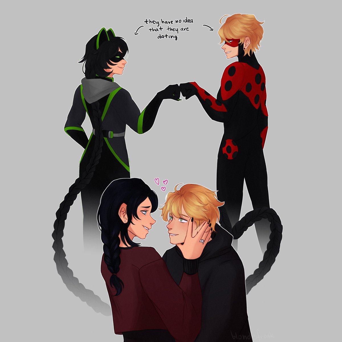 blondfreakdraws's tweet photo. hiii, introducing my au slowly, adrienette are in love, bug and lady noire are besties, nothing bad happens to them, im sure
#mlb #miraculous #mlbtwt https://t.co/cLOexq0RVk