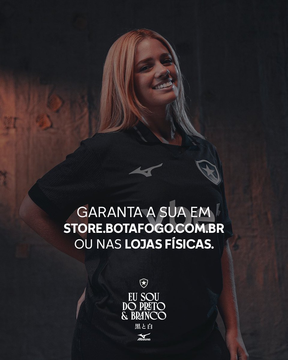 Botafogo's tweet photo. Antes da fusão de 1942, o remo do BOTAFOGO já vestia o preto. Hoje, a gente veste essa memória de novo.

Já disponível no site, nas lojas físicas da @botafogo_store e na Mizuno! 👔 https://t.co/bYQ8903Wkz