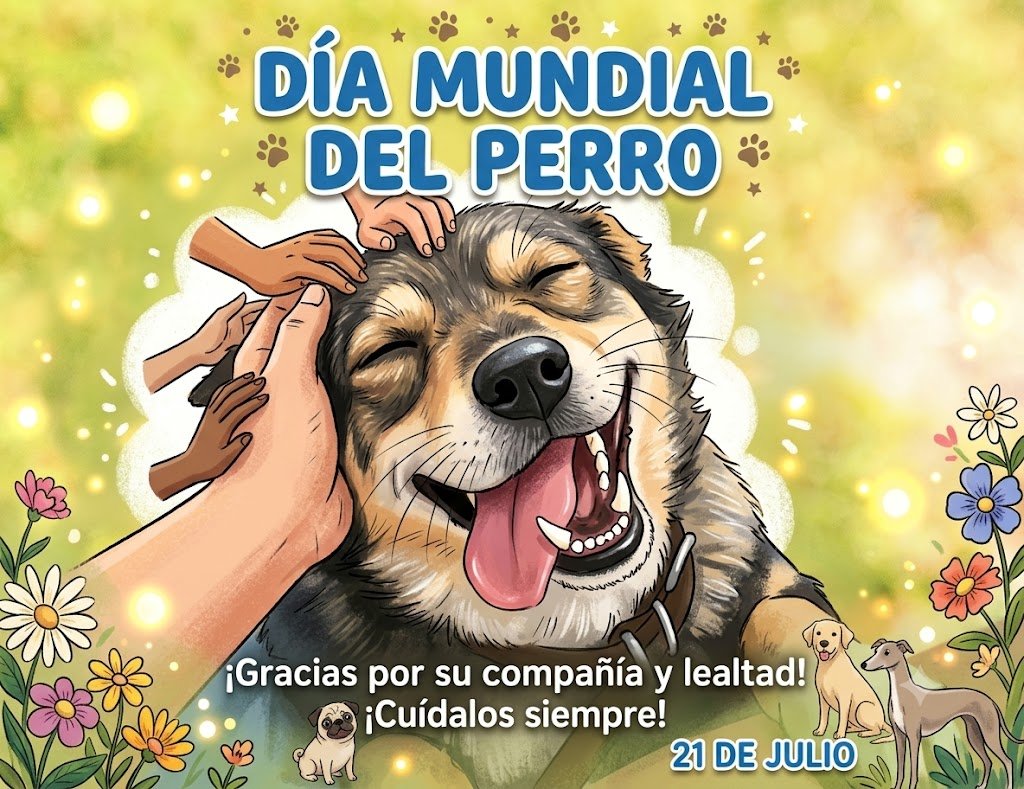 barrazysv's tweet photo. 🐶 HOY SE CELEBRA EL DÍA MUNDIAL DEL PERRO

Cada 21 de julio se conmemora el Día Mundial del Perro, una fecha dedicada a reconocer el amor, la lealtad y la importancia de estos animales, además de promover la adopción responsable y crear conciencia sobre el abandono y el maltrato https://t.co/Pd7DGw3rsp