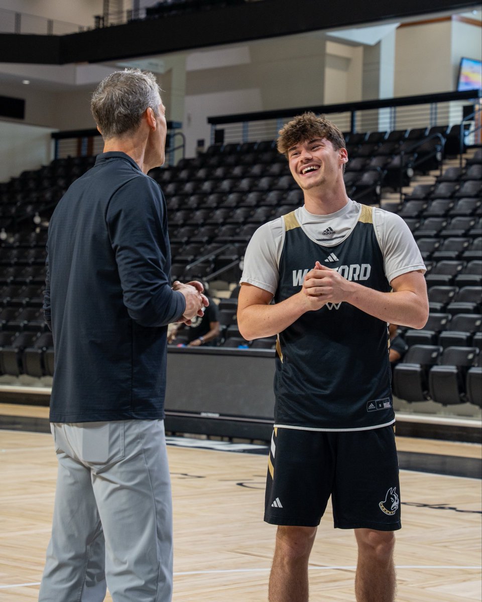 WoffordMBB's tweet photo. Behind the scenes 🎬

#ConquerandPrevail #ForTheW https://t.co/0tSE6Ih3Dd
