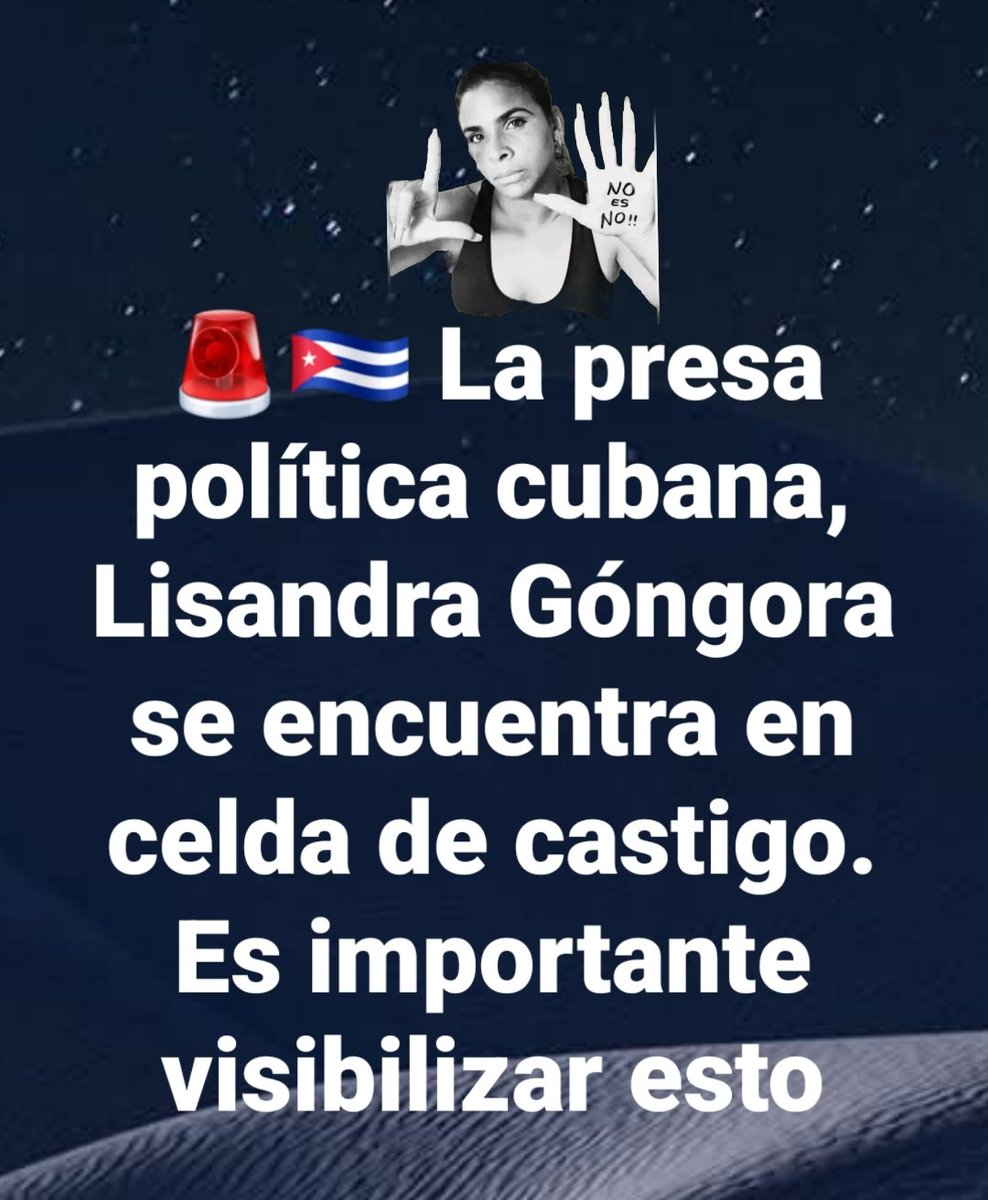 Carlos11745477's tweet photo. #CubaReal
Más d Mil Presos Políticos Encarcelados #INJUSTAMENTE en las Mazmorras del Tirano #ElMundoCalla #LaOnuCalla https://t.co/5YzDm4KM8h