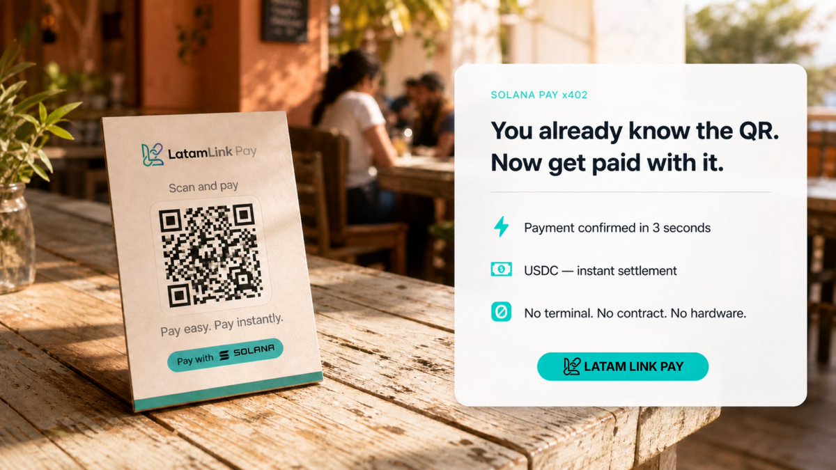 LatamLinkpay's tweet photo. The most powerful payment interface in the world isn't a card terminal.

It's a QR code.

Here's why 🧵 https://t.co/njOLZjfWex