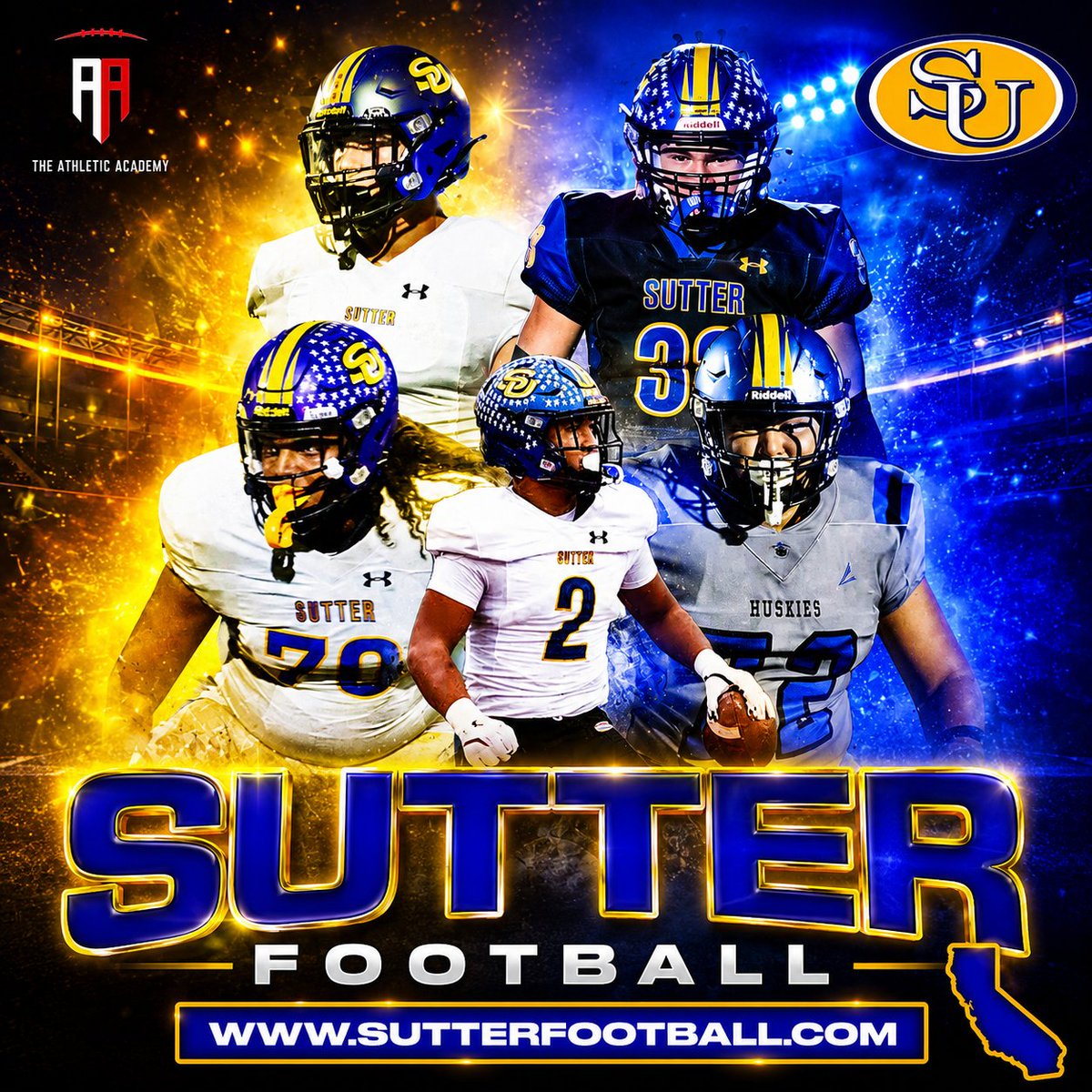 athdynastychris's tweet photo. 🚨🏈Check out the recruiting platform and prospect list for Sutter High School located in Sutter, CA! @SutterFootball @aochoa64 @coachrrhino @CoachAllenSU 

🔋Powered by @Ath_Dynasty 

Check out their prospects here:
https://t.co/Y1PjXRQhzk https://t.co/jJ0jGGKMIZ