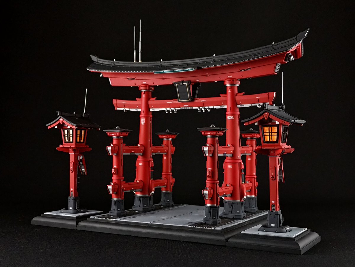 RETmodels's tweet photo. 【ワンフェス2026夏】
卓番：4-30-09
ディーラー名：RET

 ■ 3Dプリンタ出力キット
・メカノブルーム彼岸花【新作】
・機械化両部鳥居
・機械化三ツ鳥居
・機械化灯籠
・機械化赤灯籠
・機械化雪見灯籠
・機械化相輪
・RET models 作品集 vol. 1.5

ワンフェス2026夏に出展いたします！
よろしくお願いいたします！

 #WF2026S #ワンフェス2026S #メカ #鳥居 #灯籠 #彼岸花