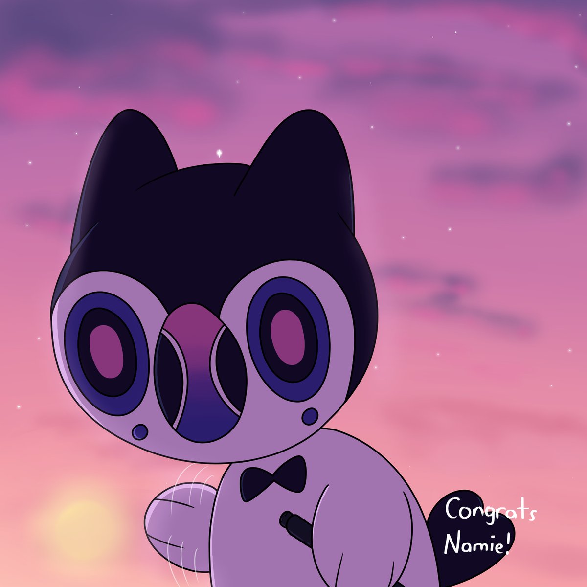 auarom's tweet photo. @nambarimasu Congratulations Namie, your art is amazing and this is incredible! Also drew you your puffin to celebrate and as a little gift, hope you like it xD https://t.co/ttf8JvnYKX