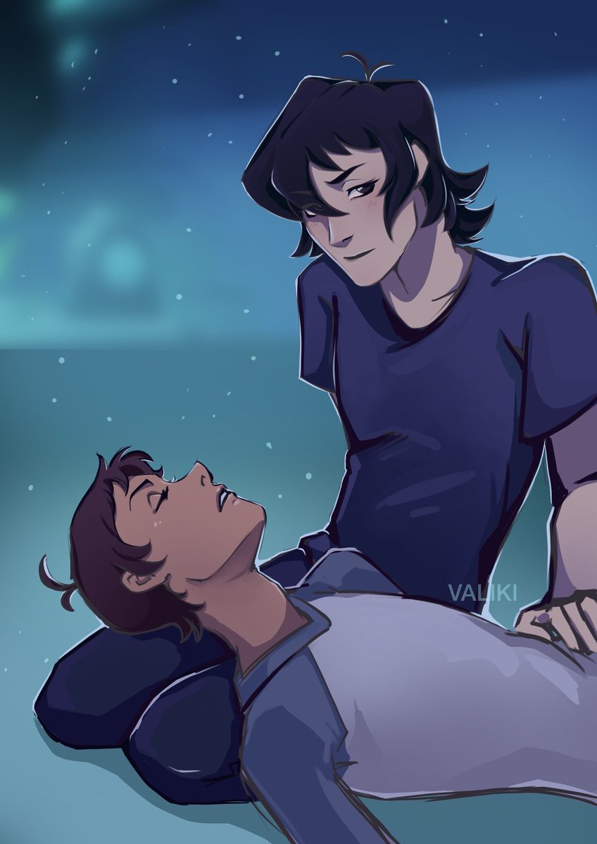 Valiks7's tweet photo. Wanted to sketch something gentle and calm with my beloved Klance 🥺

#klance https://t.co/h4FGlDT2eL