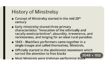 BBFORTRUMP0822's tweet photo. @greg_price11 I don't think this woman knows what minstrelsy means? https://t.co/DFUl5AWUvY
