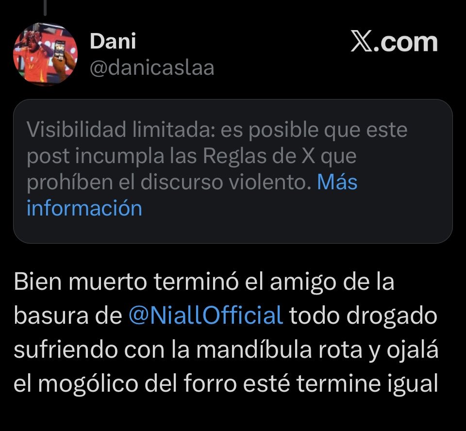 Mimimagrx's tweet photo. Me estás diciendo mentirosa? Busca las cagadas que twittean tus compatriotas (no todos) sobre Niall y metiendo a Liam, ya basta weon déjenlo descansar en paz, te dejo dos ejemplos https://t.co/cRcOt3sj51