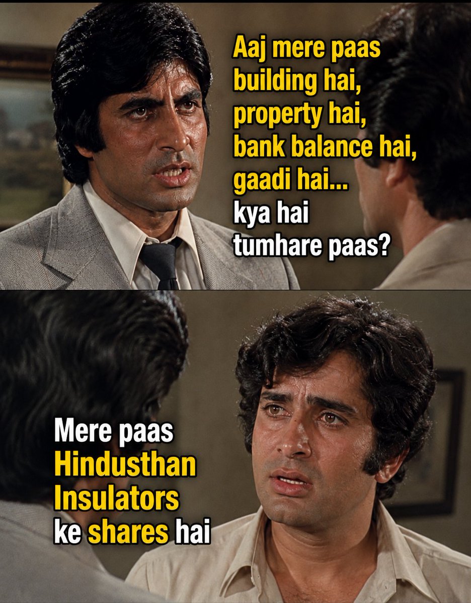 themicrocapguy's tweet photo. Hindusthan Insulators &amp; Industries shareholders be like... https://t.co/hNBj5cYyMR