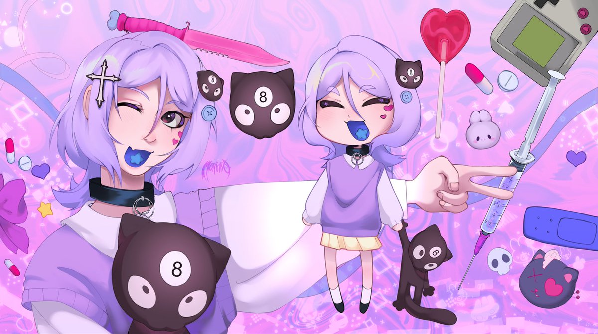 shinigotchi's tweet photo. no hablo nunca de mis personajes porke #lache pero les he puesto mucho amor siempre y siempre me ha encantado dibujarlos,,,,,,,,, dibujé a Mura una vez hace 4 años y de alguna manera cuidar algo que yo he creado me ha ayudado mucho a mí!!!! https://t.co/wVLC8hpYbS