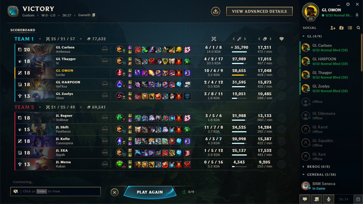 OMON_'s tweet photo. even if you really try to lose its impossible againts joblife, shaky game from us, need to pick it up, very happy that i got to play locke even if im not that good on it yet. GG @Viinx91 @RagnerLoL @koftelol https://t.co/9oxtn2IdeV