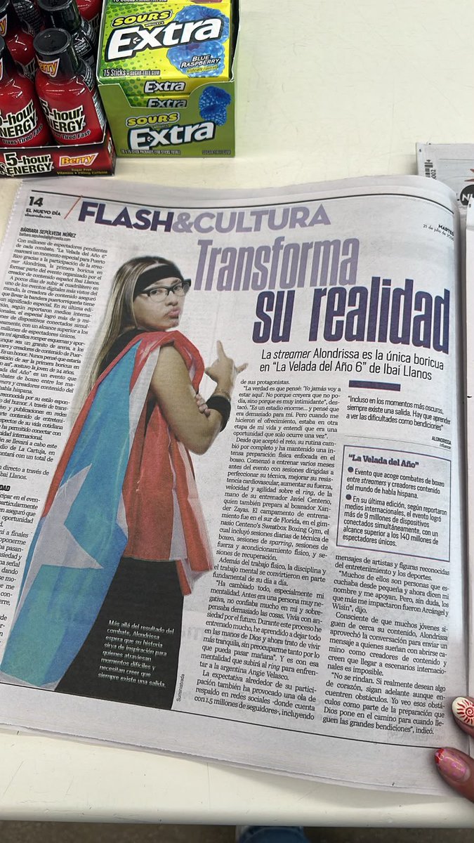 alondrisaa's tweet photo. mami salí en el periódico 🥹 https://t.co/eInakbYcHq