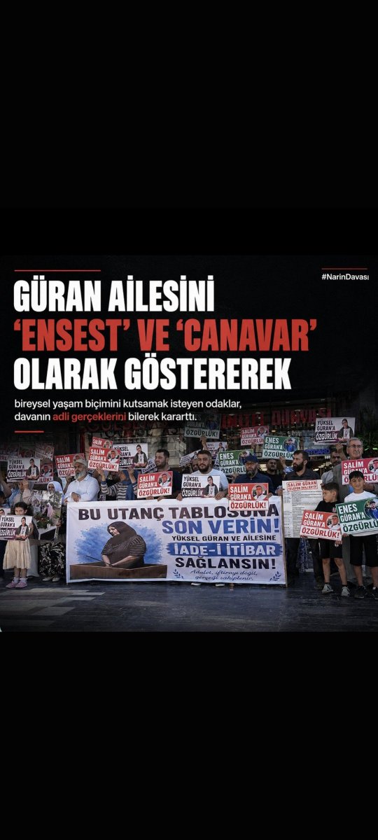 Mzen170845's tweet photo. Hukukun temel ilkeleri herkes için geçerlidir diye biliyorduk, ancak ortada hukuki hiçbir şey yok sadece söylenti ve iftira var .#NarinDavası https://t.co/BqoLgkOaKF