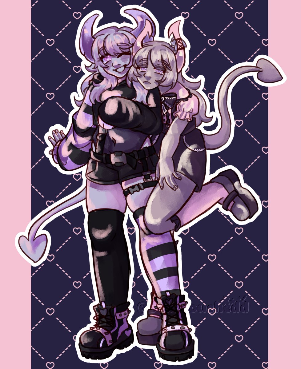 Startouchedd's tweet photo. More Art Fight attacks! 

I've been experimenting with my art style recently, so sorry if the quality looks different between pieces. 

#artfight #artfight2026 https://t.co/UuEafc6mH4