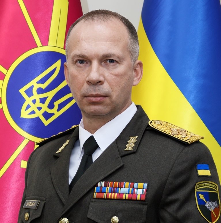 Osint613's tweet photo. Ukrainian Commander in Chief Oleksandr Syrskyi has been dismissed from his post. https://t.co/3yTOZUvuBB