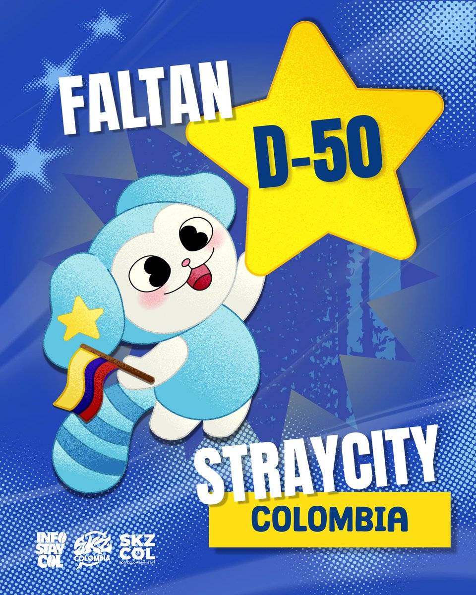 infostaycol's tweet photo. Stayyyyy ⚡️ estamos a 50 días de vivir el StrayCity en Bogotá, Colombia ❤️‍🔥

¿Are you readyyyyyy? 

#StrayCityBogota #SKZColombia https://t.co/lo8iwcwPmn