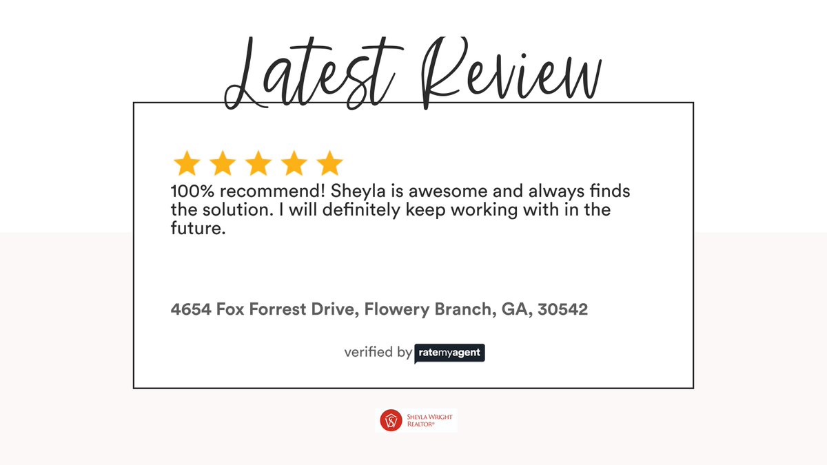 sheyla_wright's tweet photo. My latest  review in RateMyAgenthttps://rma.reviews/08htvxe45lf8★★★★★.
...
#ratemyagent #realestate #Virtual_Properties_Realtycom https://t.co/SLCF9ufzzj
