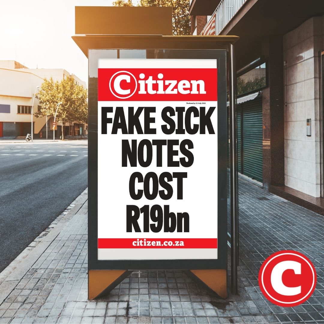 TheCitizen_News's tweet photo. In The Citizen newspaper tomorrow: Fake sick notes cost R19bn

Get a copy to find out more. https://t.co/COhb4wiXys