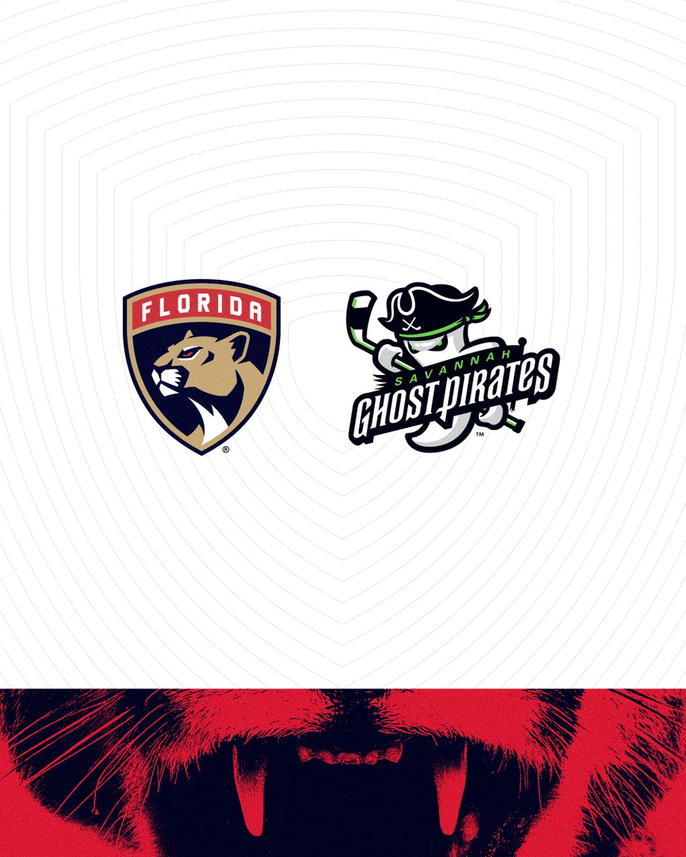 FlaPanthers's tweet photo. The Haunt continues 👻

We have entered a three-year affiliation extension with the @SavGhostPirates to serve as our @echl affiliate through the 2028-29 season!

📝 » https://t.co/pIa5A4k1ek https://t.co/PLx4kH1aMC