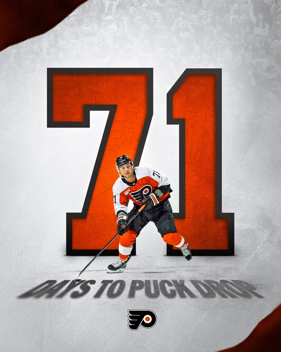 NHLFlyers's tweet photo. It'll be here befoer we know it. #LetsGoFlyers https://t.co/daejrIugOj