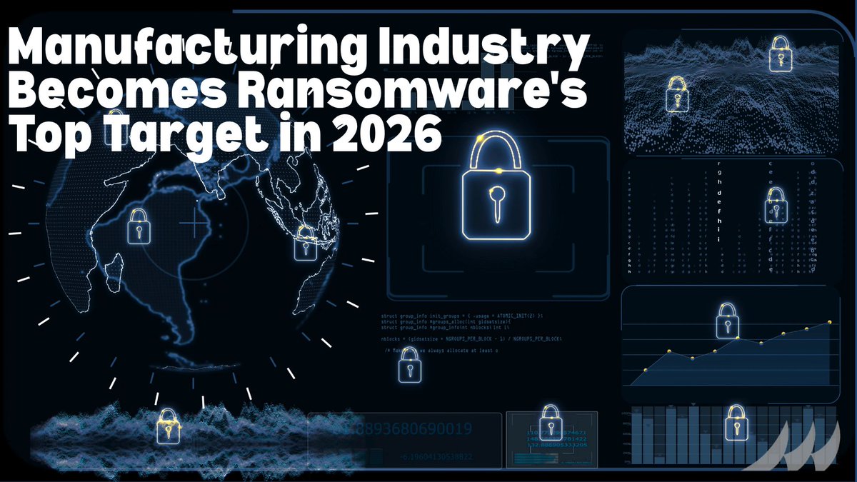 HudsonShipping's tweet photo. Manufacturing has become the most heavily targeted sector for ransomware attacks in 2026, and cyber-security experts say the consequences are moving beyond companies breached directly, rippling through their full supply chains.
Read more here:https://t.co/IQEyF1scRO https://t.co/t1oOzlJiS4