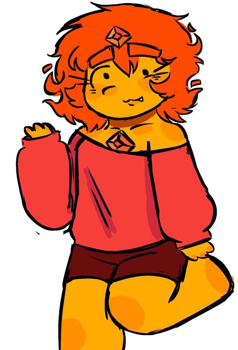 Mosixww's tweet photo. Phoebe bc why not #adventuretime #phiebe #flameprincess https://t.co/UG4HYwvXbb